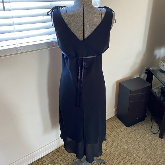 Vintage 90s black cocktail dress - Picture 2 of 9